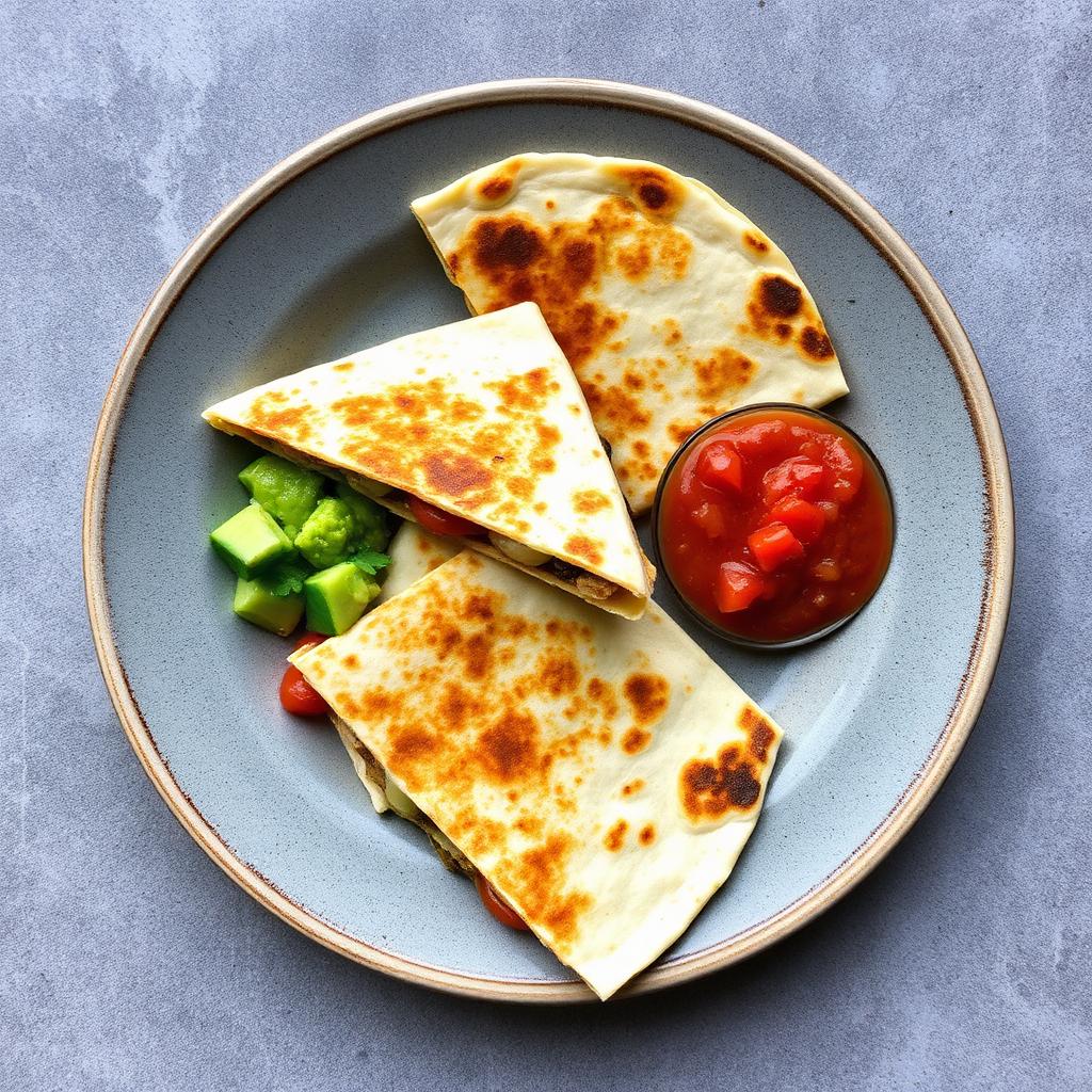 Triple Queso Quesadilla (V)